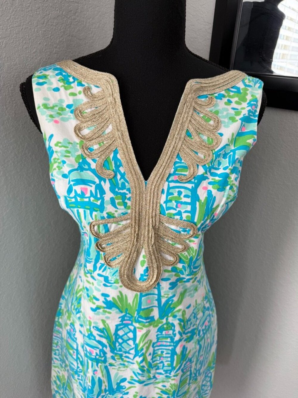 LILLY PULITZER Janice High Beams Lighthouse Shift Dress 2 - Picture 6 of 12